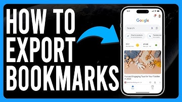 How to Export Bookmarks From Google Chrome (Import Bookmarks & Settings)