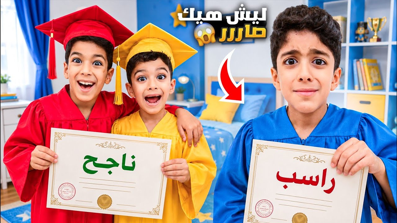 استلموا الشهادات يزن طلع راسب😱 وزين وروؤف ناجحين😍اخدناهم ع أسرع قطار بالعالم😍(أقوى مقلب) #زين_وألفت