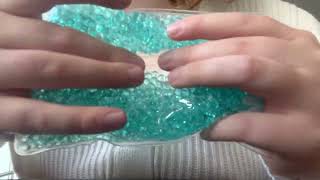 Asmr With A Gel Bead Pack Tapping, Sticky Sounds
