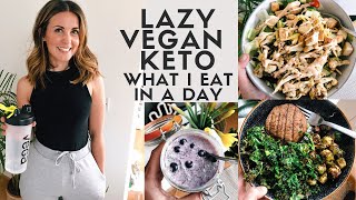 LAZY KETO What I Eat In A Day 🌱 VEGAN KETO Well With Hels