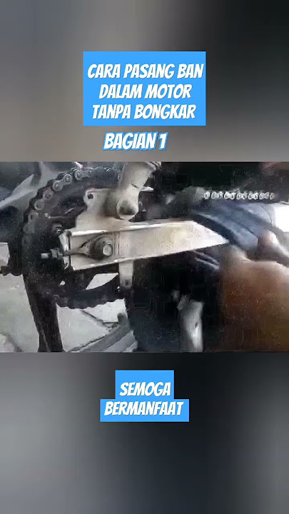 Cara pasang ban dalam motor tanpa bongkar BAGIAN 1 #banmotor #bandalam #motor #shorts #automobile