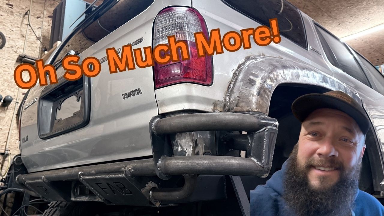 Максимальная комплектация 4Runner 3-го поколения | Кастомные задние защитные пластины для преодол...