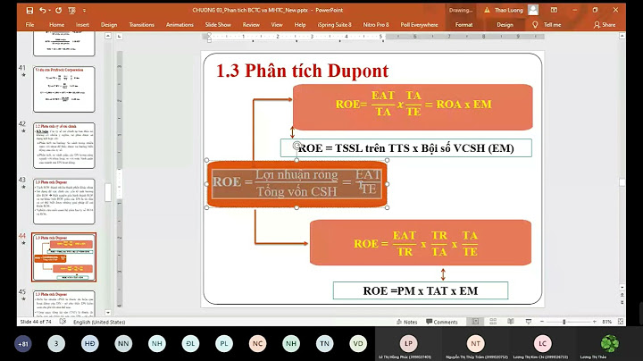 Phân tích báo cáo tài chính bài tập