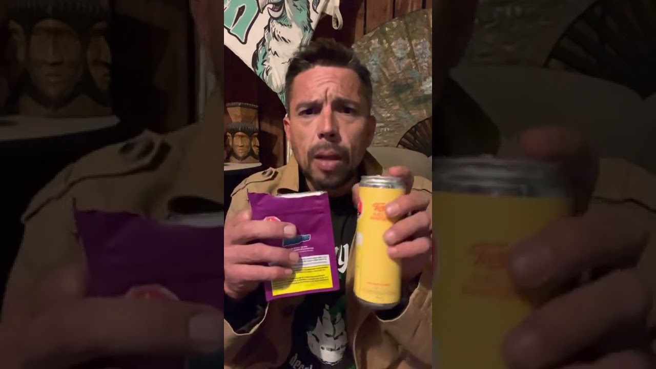 Edible & Drink Combo | Ft Shred’ems Wild Berry Blaze Gummies /w Tweed Raspberry Iced Tea Drink