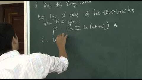 Đại cương về dòng điện xoay chiều - Thầy Đặng Việt Hùng