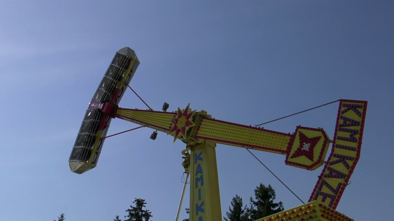 Klatovská pouť 2017 - ATRAKCE KAMIKAZE / ATTRACTION KAMIKAZE OFF-RIDE ...