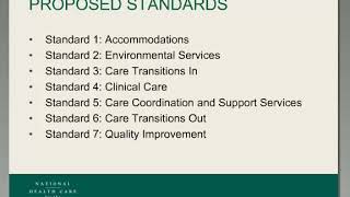 Webinar: Proposed Minimum Standards for Medical Respite Programs
