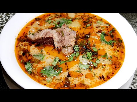 Видео рецепт Сырный суп с говядиной