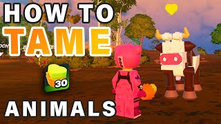 How to TAME Animals with Animal Treats ► LEGO Fortnite
