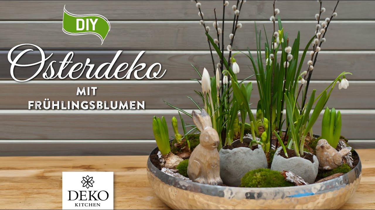 DIY: wunderschöne Osterdeko mit frischen Frühlingsblumen