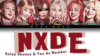 (G)I-dle NXDE Kolay Okunuş & You As Member Karaoke | 6 Members Ver. | Türkçe Çeviri Resimi