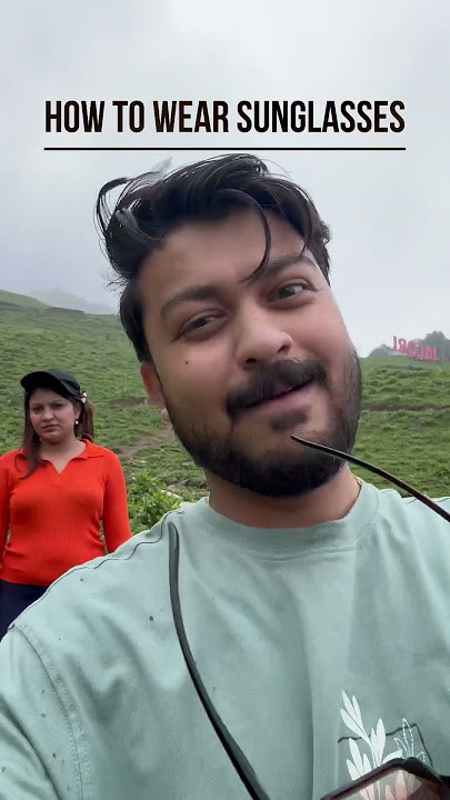 Guys dekhlo ese chasma lagate hai😂😂|| Wife expression 😂🫡| Wear Sunglasses|| #shorts