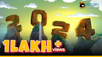 New Year Wish | Prayan Animation Studio wishes you HAPPY NEW YEAR 2024! | Animated Video
