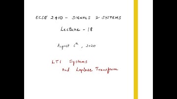 ECSE 2410 Signals and Systems Lecture 18a