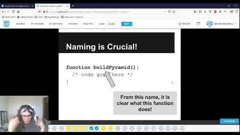 Programming Class Livestream -- CodeHS Lessons 1.4 & 1.5