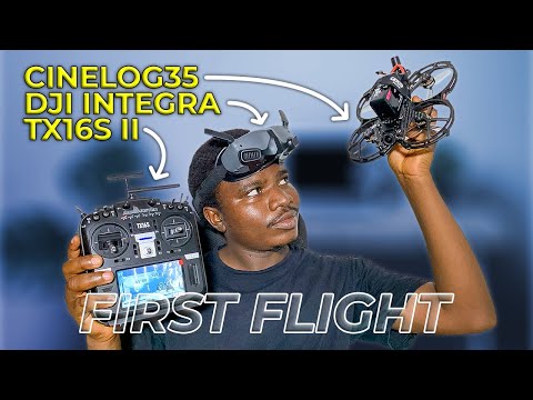 Flying Cinelog 35 with my new gears for the First time!!!