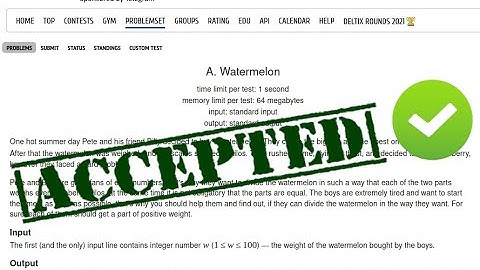 Codeforces P1 : My first problem (Watermelon 4A )  with C programming language