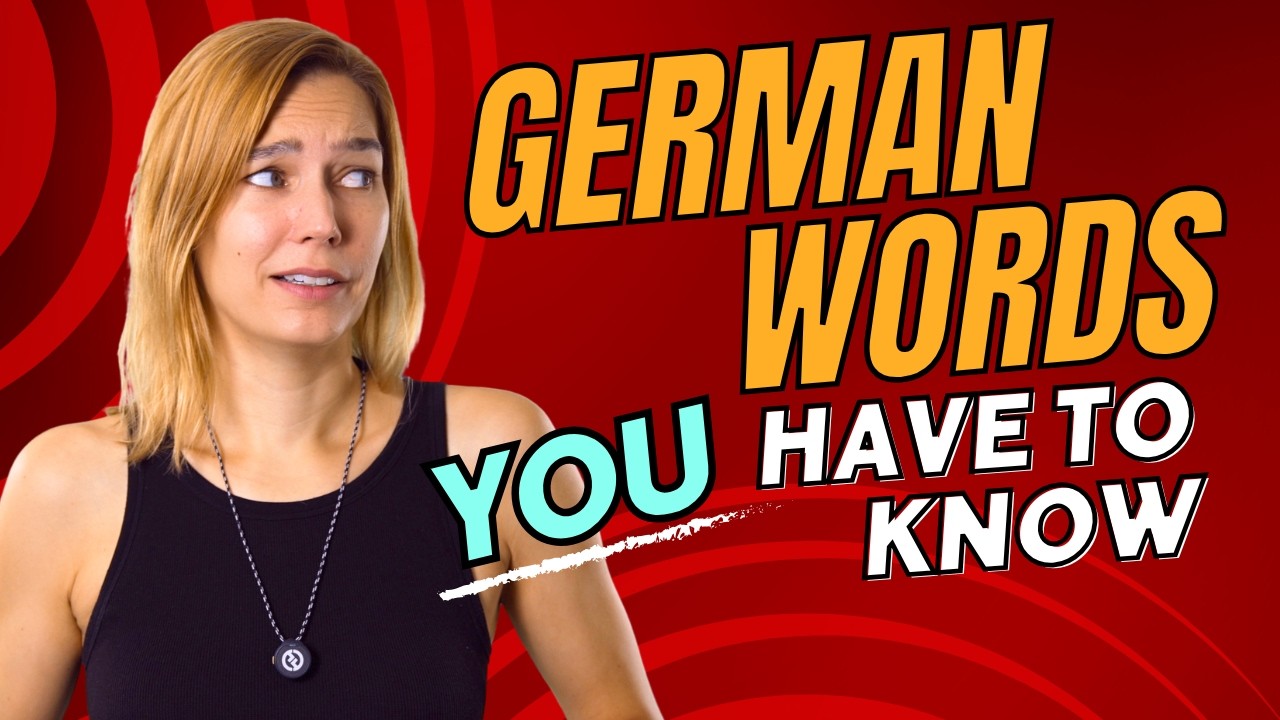 7 Crazy German Words you Don't Know (but should) - YouTube