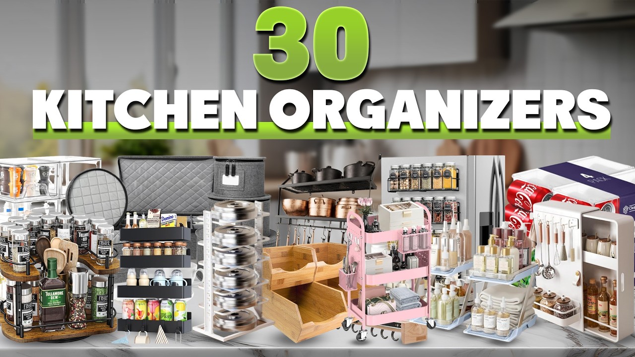 30 Amazon Kitchen Organizers You Must See !