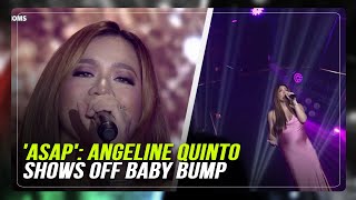 'ASAP': Angeline Quinto shows baby bump with 'Salamat Ika'y Dumating' performance | ABS-CBN News
