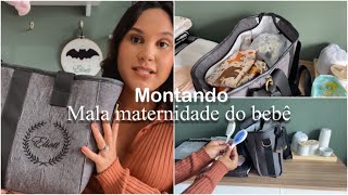MONTANDO A MALA MATERNIDADE DO BEBÊ