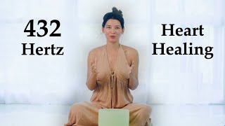 432Hz Crystal Sound Bowl - Healing Heart Chakra Activation by Mei-lan 114,581 views 5 months ago 9 minutes, 8 seconds