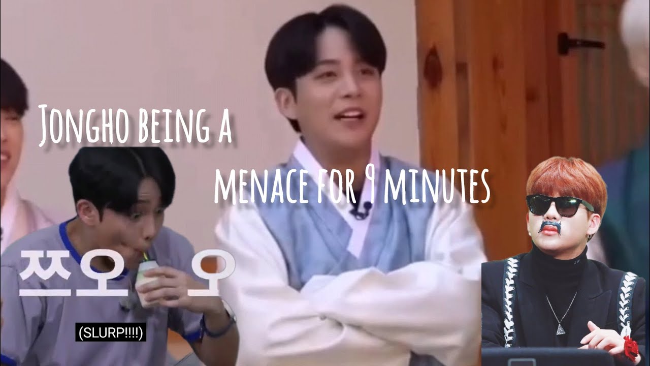 Jongho being a menace for 9 minutes 🐻