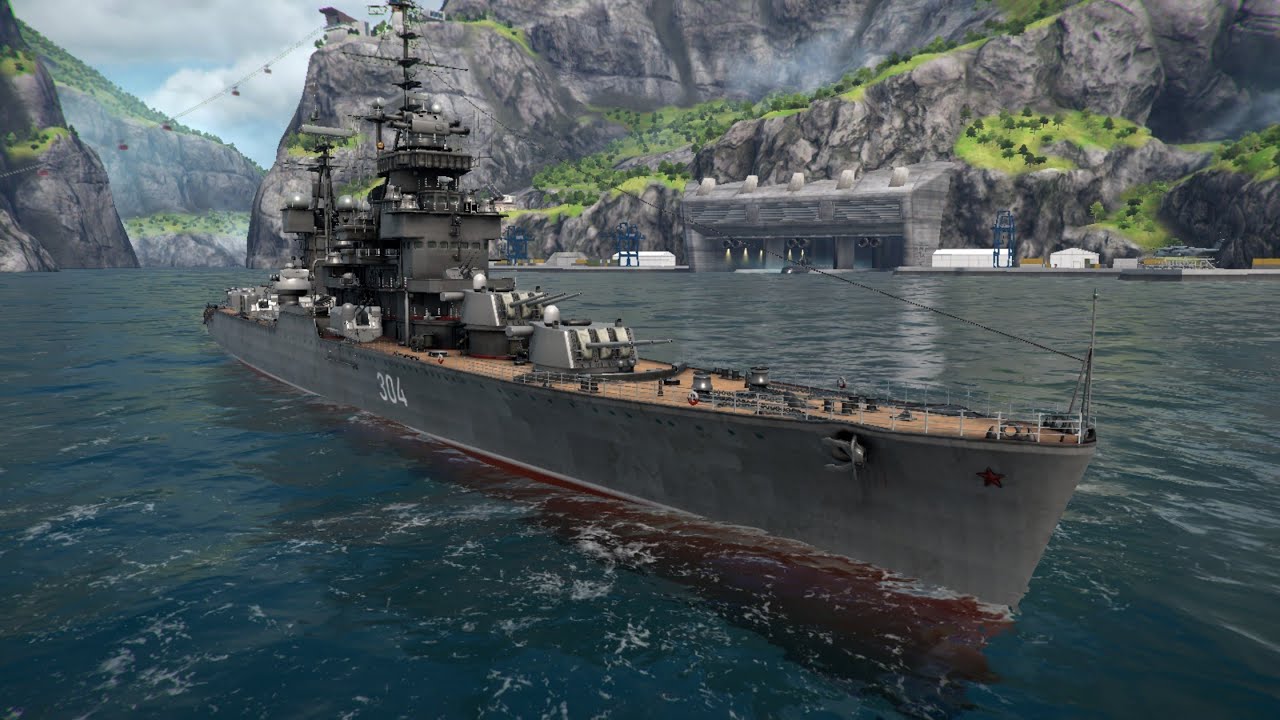 Modern Warships: RF Vladivostok After Getting Damage Buff in March Alpha Test 