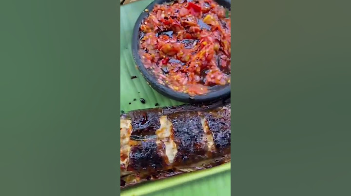 Bakar sidat,rasanya enak banget🤤 #21