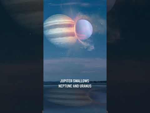 How Would Jupiter Swallow Every Planet? #Shorts