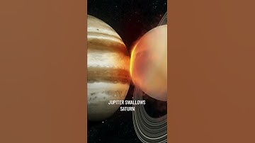Thumbnail of How Would Jupiter Swallow Every Planet? #Shorts