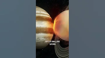 How Would Jupiter Swallow Every Planet? #Shorts