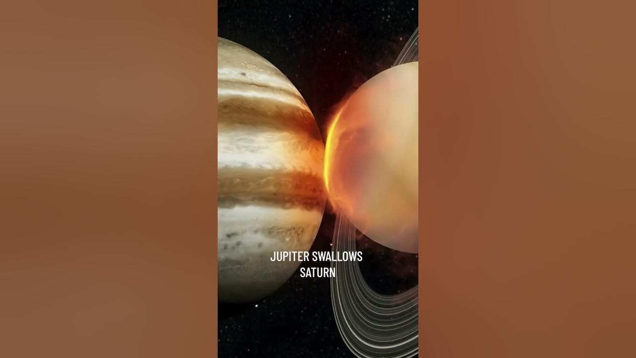 How Would Jupiter Swallow Every Planet? #Shorts How Would Jupiter Swallow Every Planet? #Shorts