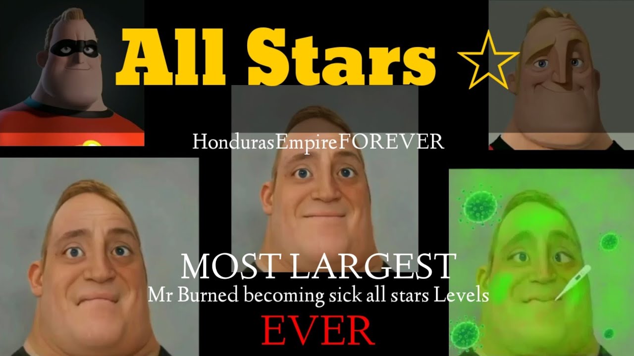 Mr Incredible becoming sick all stars