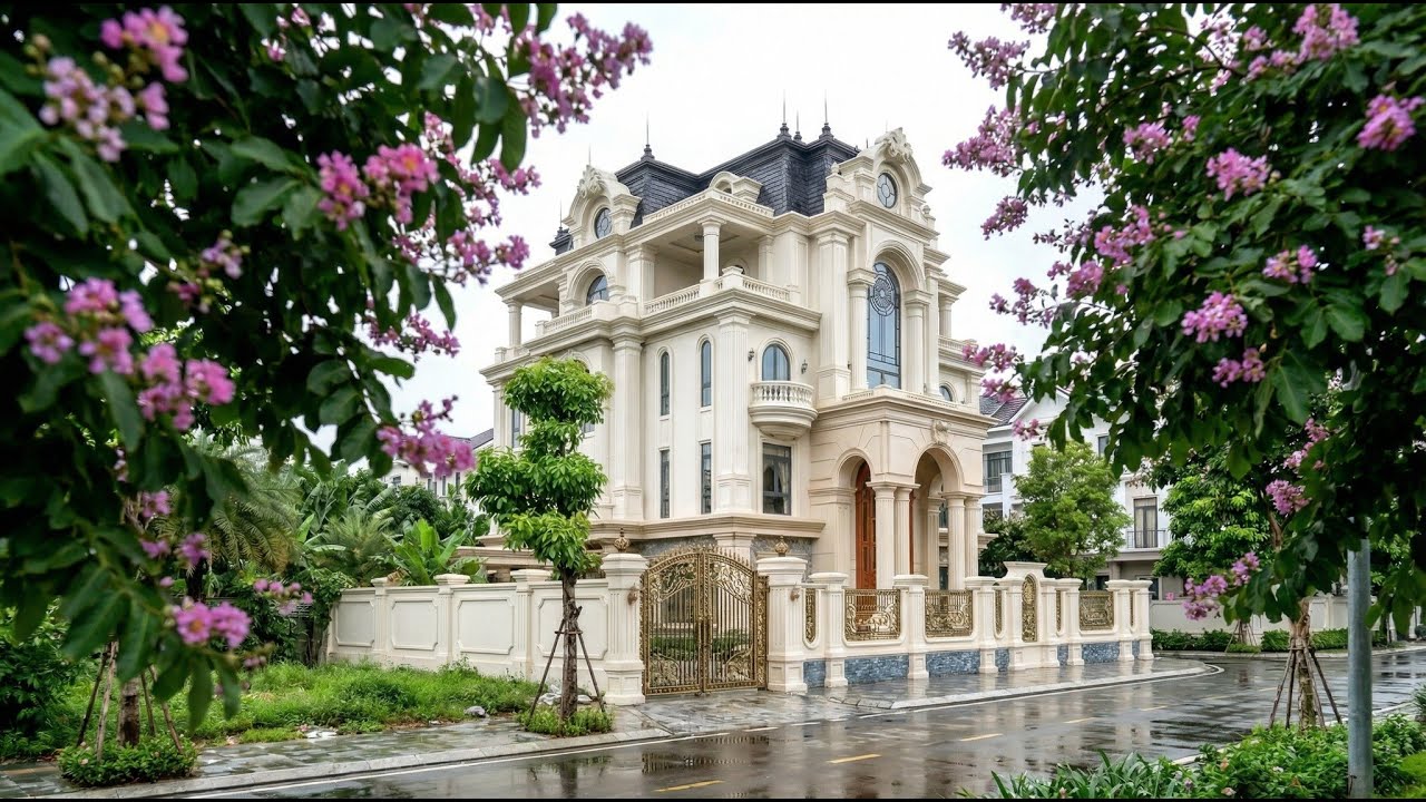 Biệt Thự Pháp Siêu Sang Giữa Lòng Việt Nam Lâu Đài Đẳng Cấp Khiến Bạn Mê Mẩn Ngay Lập Tức!