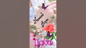 Naveed and Aqsa Name Love status 💞💞#new #love #trending #name #name #views #sarching #lovestatus