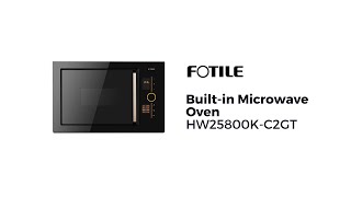 Fotile Built-in Microwave Oven (HWK25800K-C2GT)