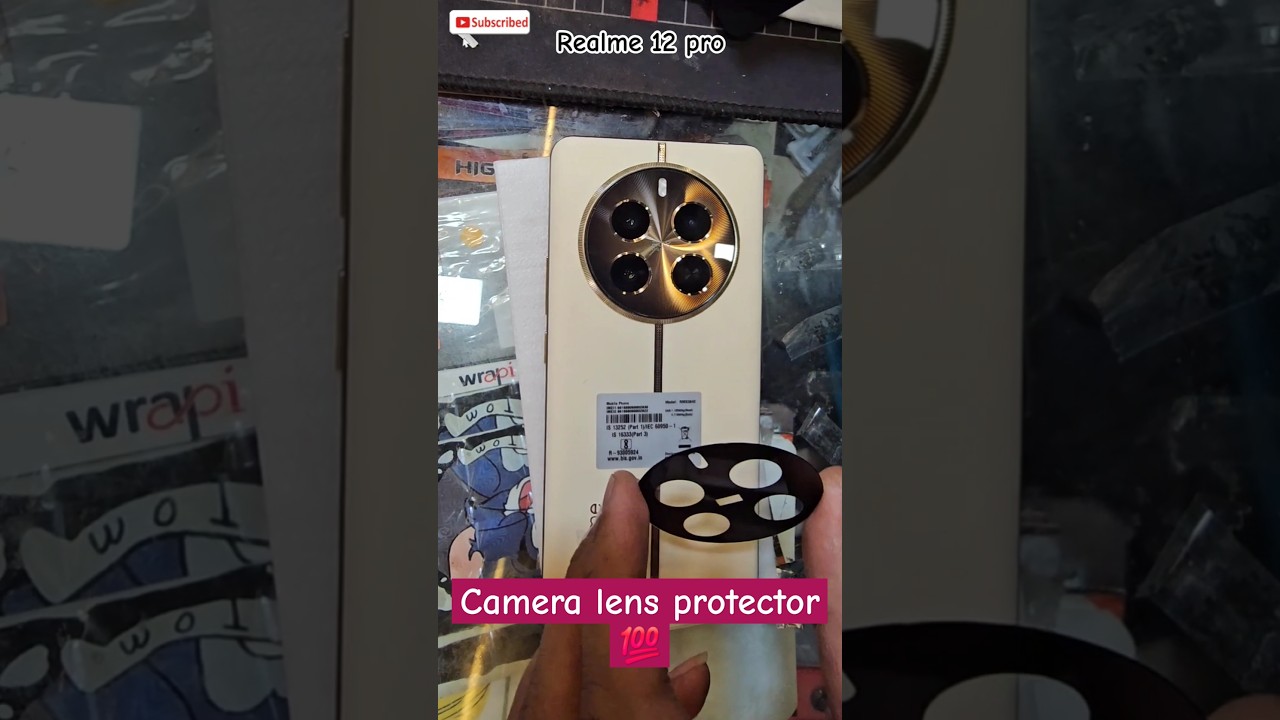 Realme 12 pro camera lens protector | camera glass 