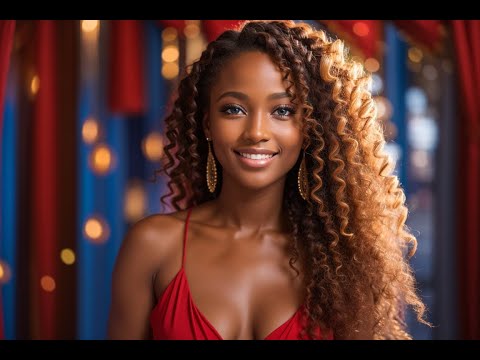 Top 10 beautiful young black girls - AI