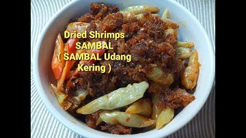 #sambal Dried Shrimps Sambal || Sambal Udang Kering|| Hae Bi Hiam