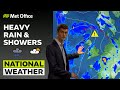 18/06/23 - Heavy rain and showers – Evening Weather Forecast UK – Met Office Weather image