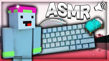 [240 FPS Smooth Render]  Keyboard + Mouse Sounds ASMR w/lofi  | Hypixel Bedwars