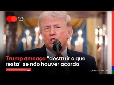 Trump ameaça "destruir o que resta" se não houver acordo | TVT News 1ª Edição - 03/04/2026