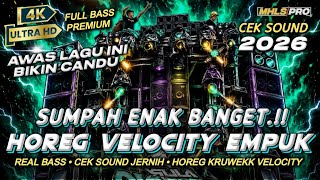 Download lagu AWAS BIKIN CANDU! DJ FULL BASS 2026 CEK SOUND HOREG VELOCITY BASS EMPUK ENAK BANGET (MHLS PRO)