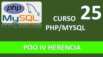Curso PHP MySQL. Programación Orientada a Objetos POO IV. Herencia. Vídeo 25