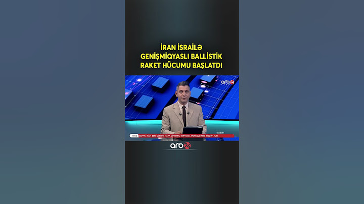 TƏCİLİ! İran İsrailə GENİŞMİQYASLI BALLİSTİK RAKET HÜCUMU başlatdı