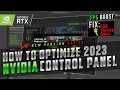 🔧 How To Optimize Nvidia Control Panel For Gaming And Performance | New Update 537.13 |