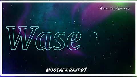 Waseem name New Whatsapp Status