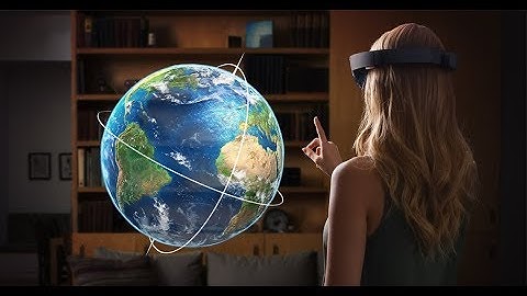 Mixed reality with HoloLens from Microsoft