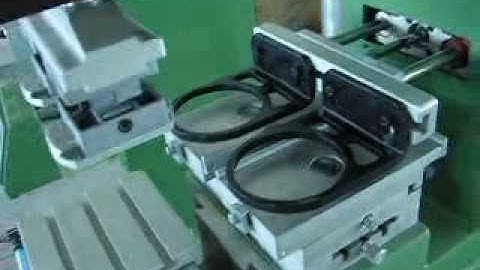 2-Color Sealed Ink Cup pad printing machine LC-PM2-100T